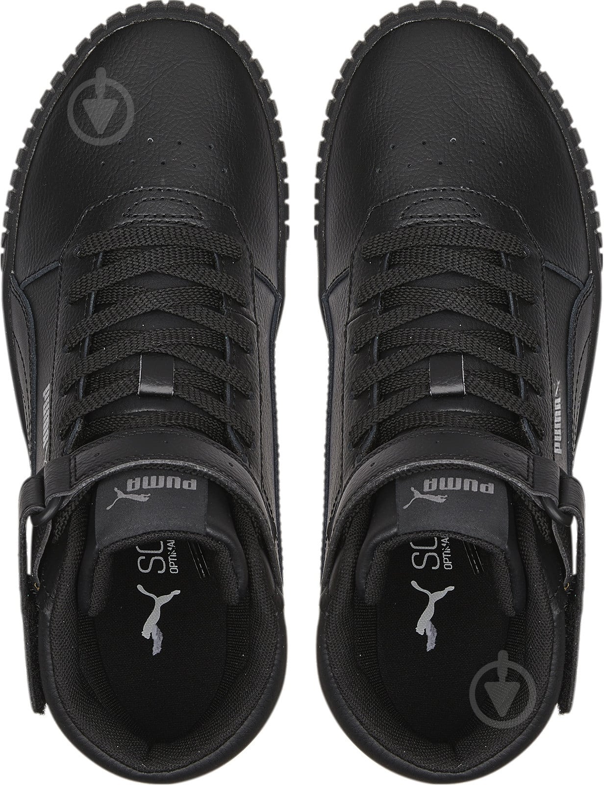 Кросівки жіночі Puma CARINA 2.0 MID 38585101 р.37 чорні - фото 4
