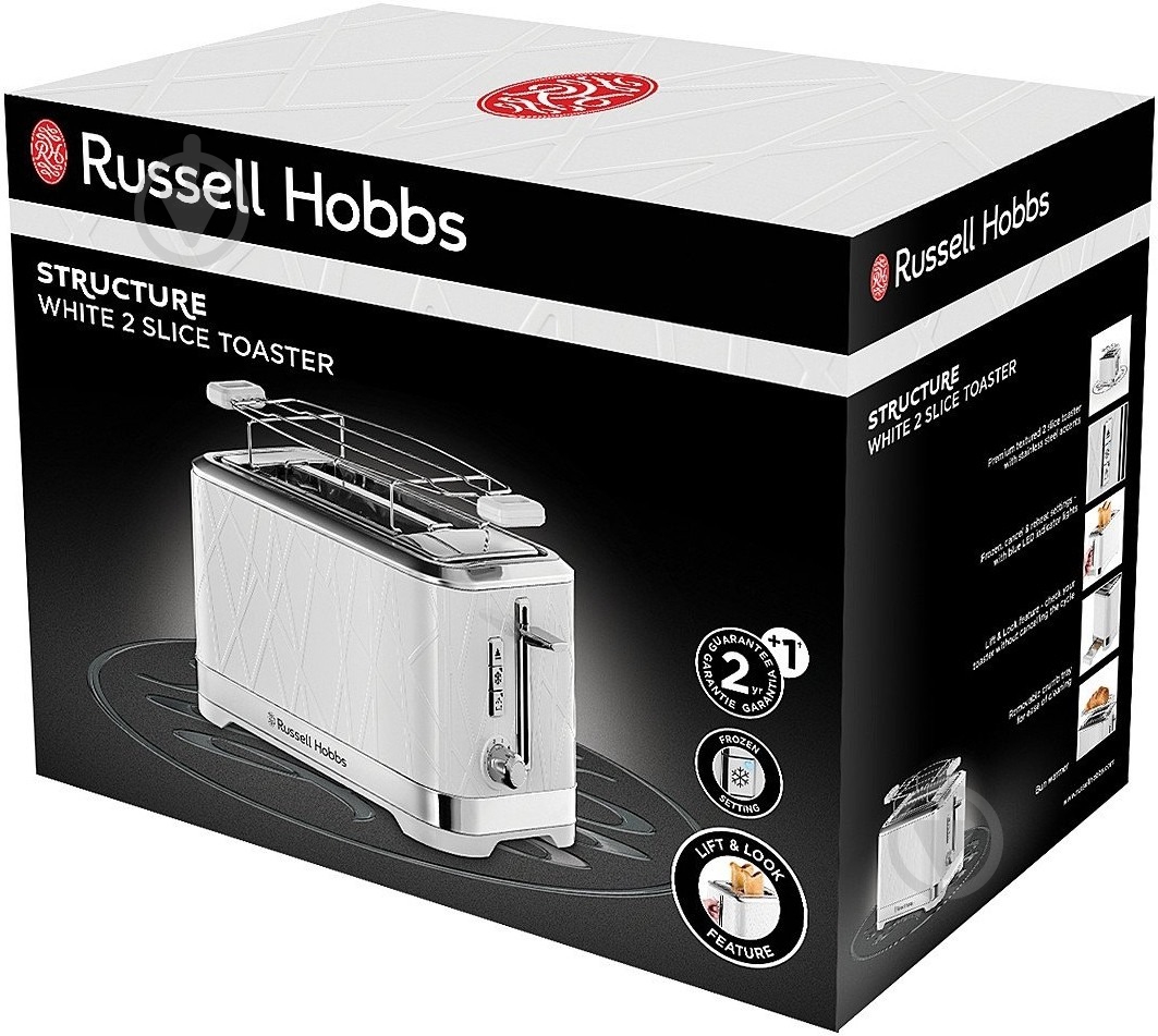 Тостер Russell Hobbs 28090-56 Structure - фото 9 Тостер Russell Hobbs 28090-56 Structure - фото 9