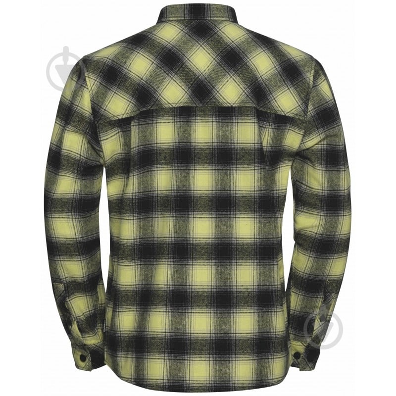 Рубашка Jack Wolfskin BAJA FLANNEL SHIRT M A65028_T0326 р. L желтый с черным - фото 4 Рубашка Jack Wolfskin BAJA FLANNEL SHIRT M A65028_T0326 р. L желтый с черным - фото 4