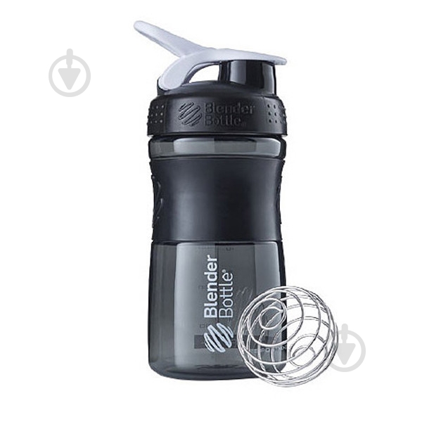 Шейкер Blender Bottle Sport Mixer 590 мл black/white - фото 1 Шейкер Blender Bottle Sport Mixer 590 мл black/white - фото 1