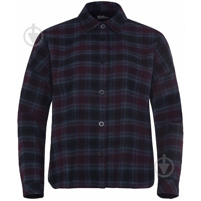 Сорочка Jack Wolfskin BAJA FLANNEL SHIRT W A65077_T0003 р. S сливовий - фото 4 Сорочка Jack Wolfskin BAJA FLANNEL SHIRT W A65077_T0003 р. S сливовий - фото 4