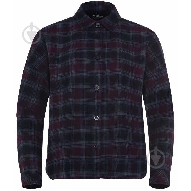 Сорочка Jack Wolfskin BAJA FLANNEL SHIRT W A65077_T0003 р. L сливовий - фото 4 Сорочка Jack Wolfskin BAJA FLANNEL SHIRT W A65077_T0003 р. L сливовий - фото 4