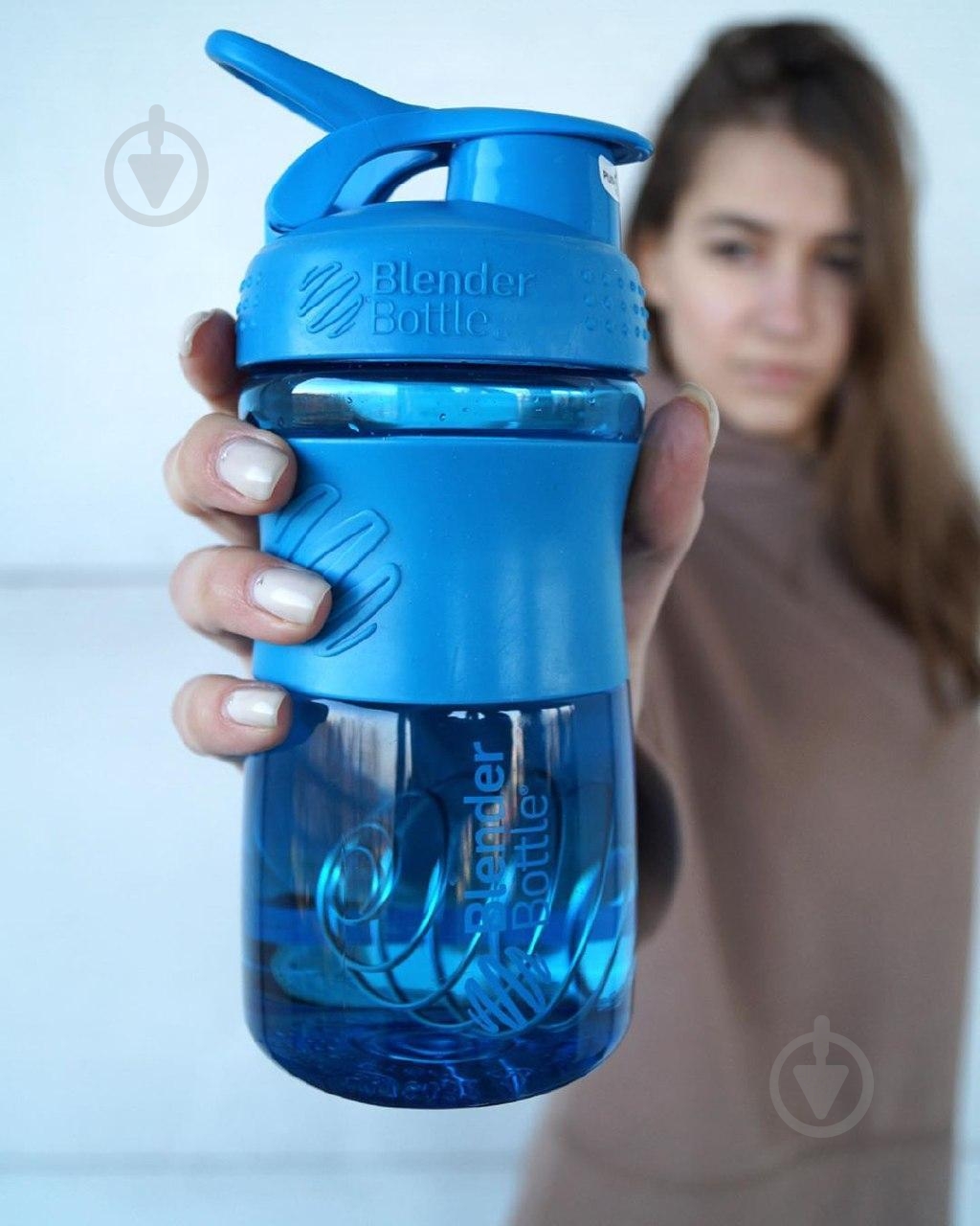 Шейкер Blender Bottle Sport Mixer 590 мл cyan - фото 2 Шейкер Blender Bottle Sport Mixer 590 мл cyan - фото 2
