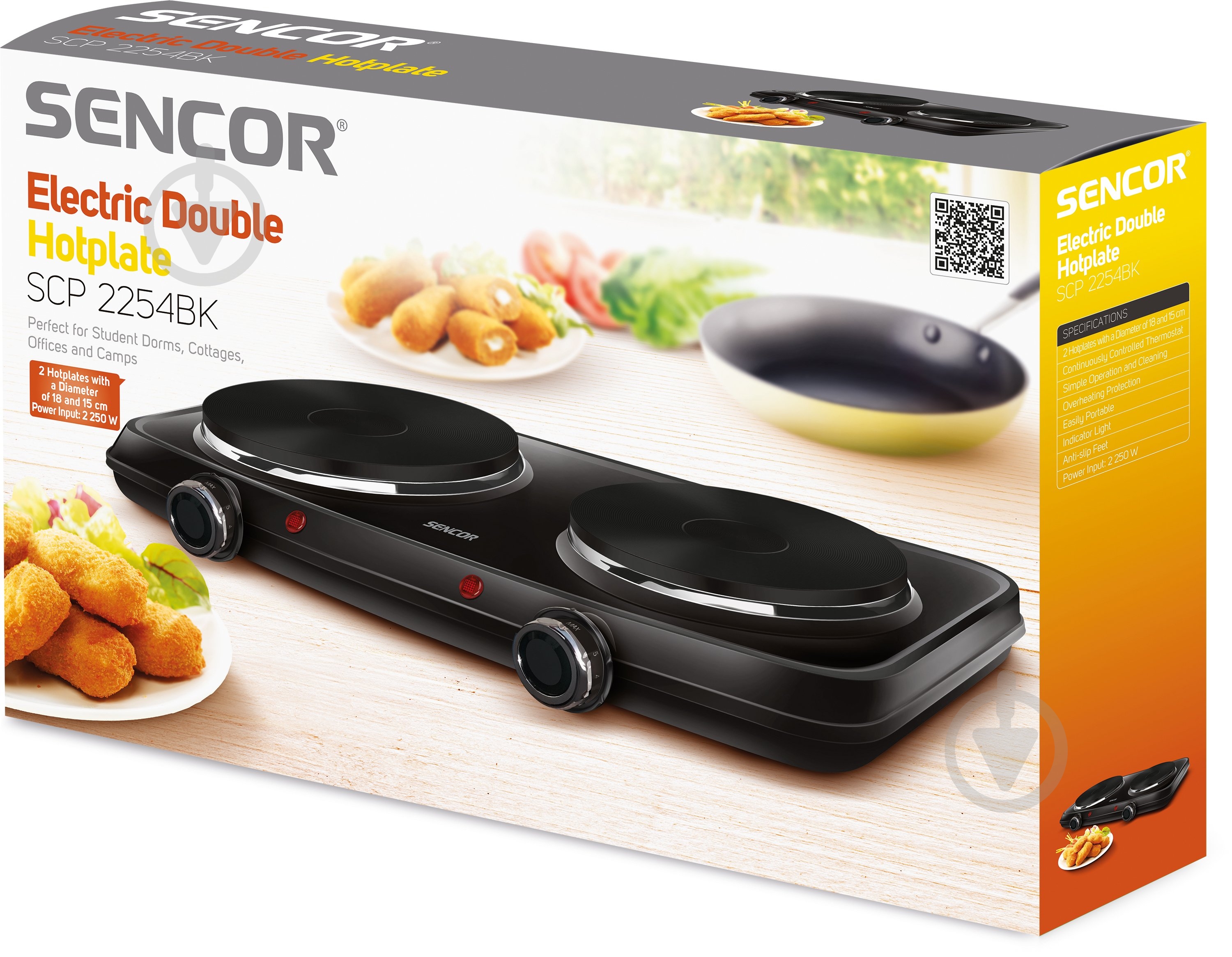 Плита электрическая настольная Sencor SCP2254BK-EUE3 - фото 7