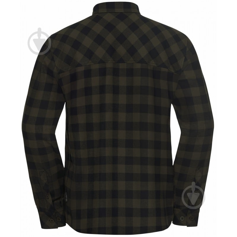 Рубашка Jack Wolfskin LITE FLANNEL SHIRT M A65026_T0328 р. XL черный хаки - фото 4
