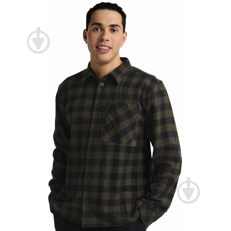 Рубашка Jack Wolfskin LITE FLANNEL SHIRT M A65026_T0328 р. XL черный хаки - фото 5