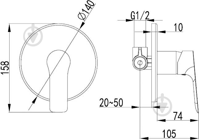 Душевой набор Imprese kucera VR30105Z-BT - фото 2