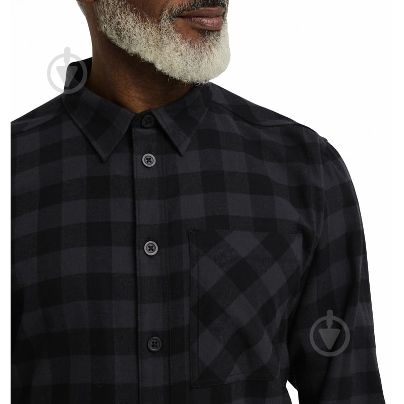 Сорочка Jack Wolfskin LITE FLANNEL SHIRT M A65026_T0156 р. M чорний із сірим - фото 4 Сорочка Jack Wolfskin LITE FLANNEL SHIRT M A65026_T0156 р. M чорний із сірим - фото 4