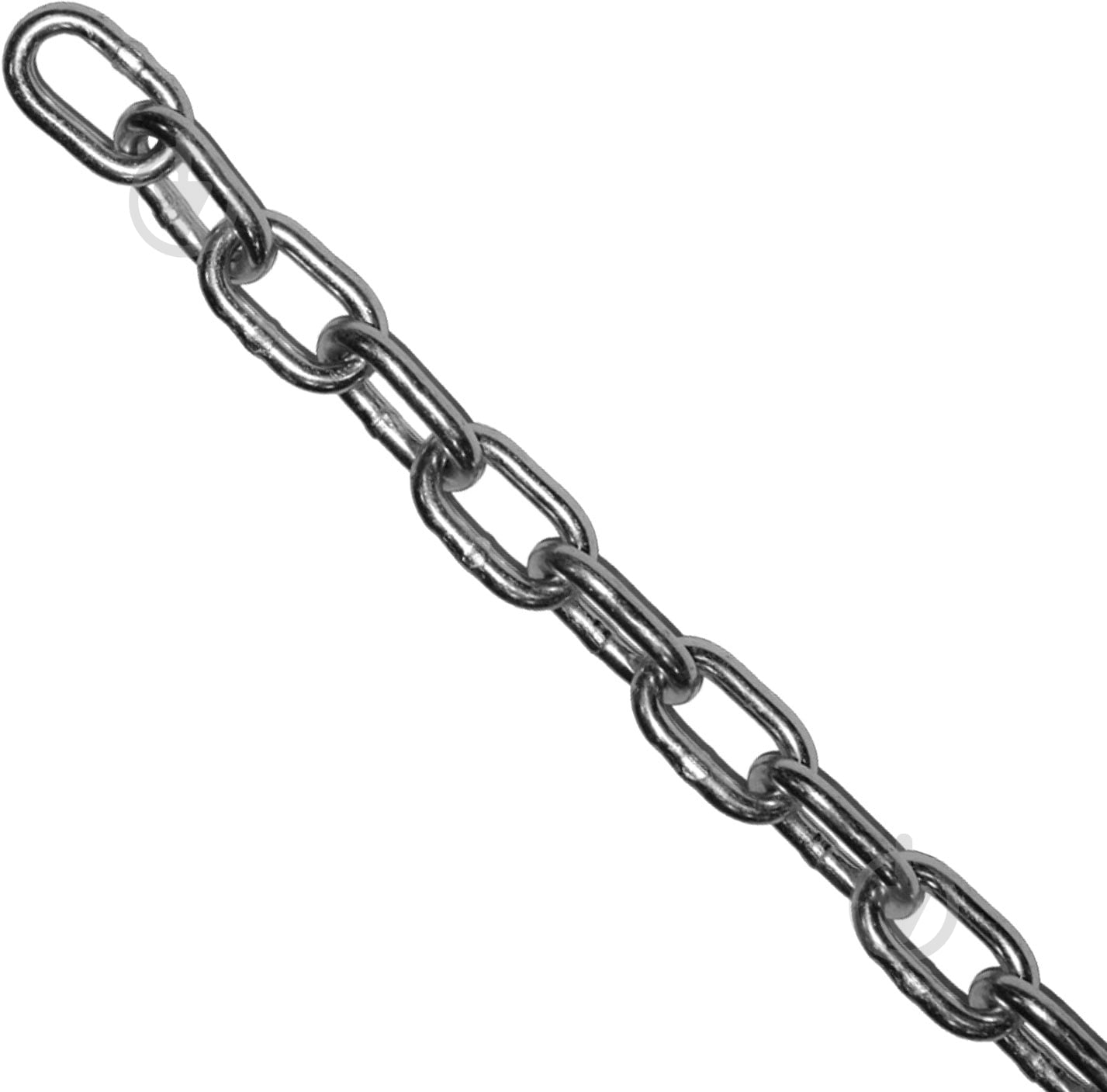 ᐉ Цепь короткозвеньевая оцинкованная 8 мм на метраж м.пог. DIN 5685A белый цинк • Купить в Киеве, Украине • Лучшая цена в Эпицентр