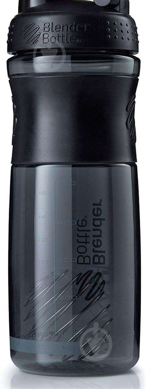 Шейкер Blender Bottle Sport Mixer 820 мл black - фото 5