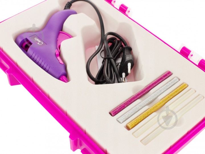 Пистолет клеевой Topex Creator кейс клей 5 шт 42E505 - фото 5 Пистолет клеевой Topex Creator кейс клей 5 шт 42E505 - фото 5