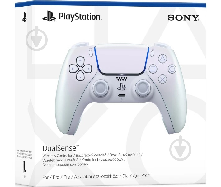 Геймпад беспроводной Sony DualSense для PS5 Chroma Pearl - фото 4