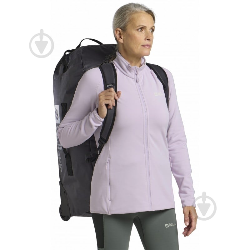 Сумка-рюкзак Jack Wolfskin ALL-IN DUFFLE WHEELER 90 темно-серый A62113_6350 - фото 2 Сумка-рюкзак Jack Wolfskin ALL-IN DUFFLE WHEELER 90 темно-серый A62113_6350 - фото 2