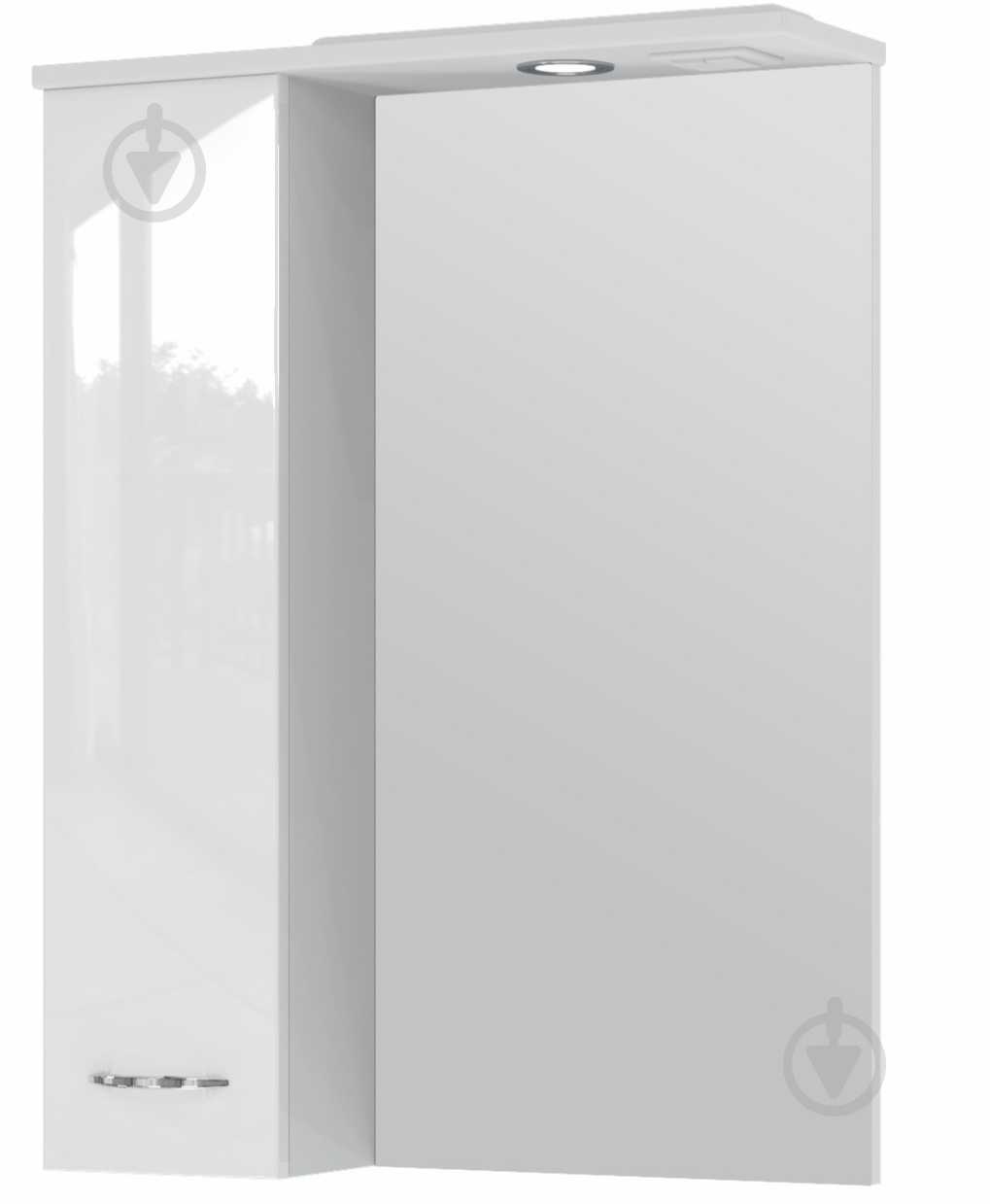 Зеркало со шкафчиком ЮВЕНТА Ріо1 - 60 - фото 1