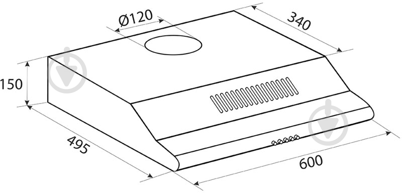 Вытяжка Minola HPL 6140 BR 630 - фото 8