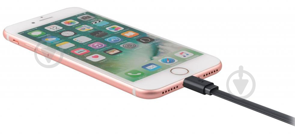 Кабель Kit Lightning – USB 2.0 1 м серый (IP5USBFRESHGY) - фото 2