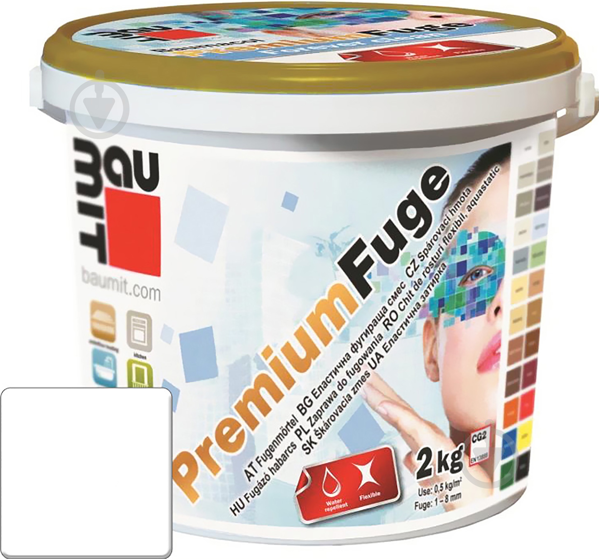 Фуга Baumit PremiumFuge 2 кг белый - фото 1