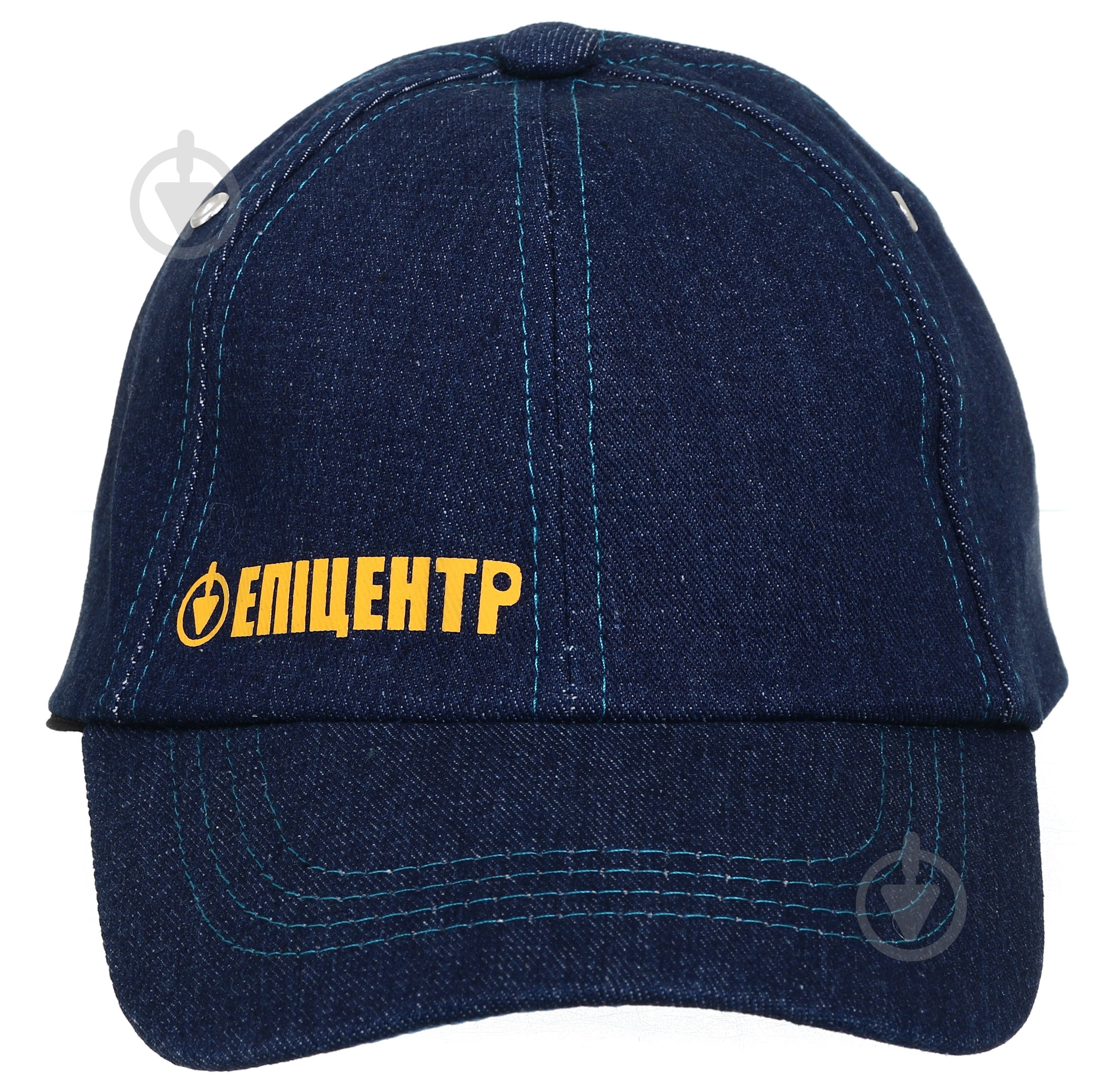 Кепка джинсовая синий - фото 1 Кепка джинсовая синий - фото 1