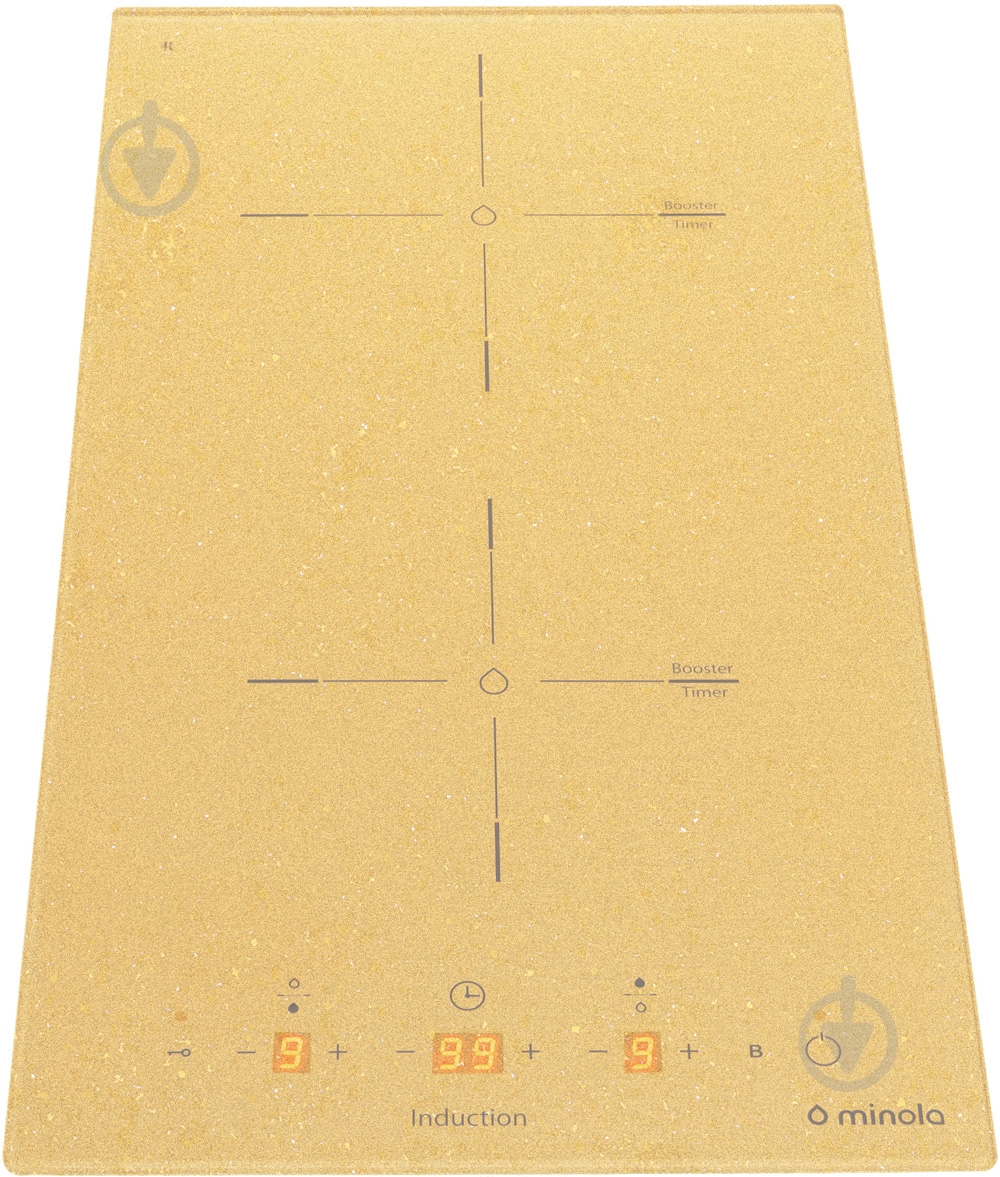 Варочная поверхность индукционная Minola MI 3044 Gold - фото 2