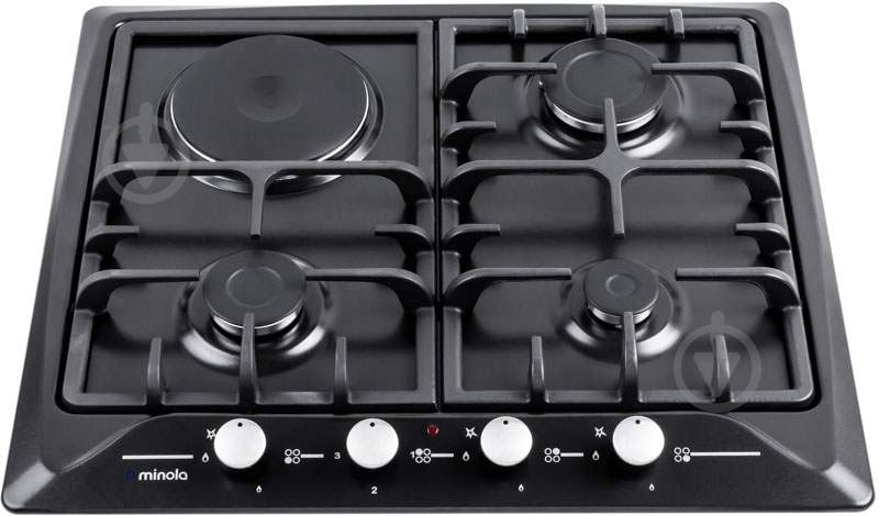 Варочная поверхность комбинированная Minola MKM 63424 BL - фото 2
