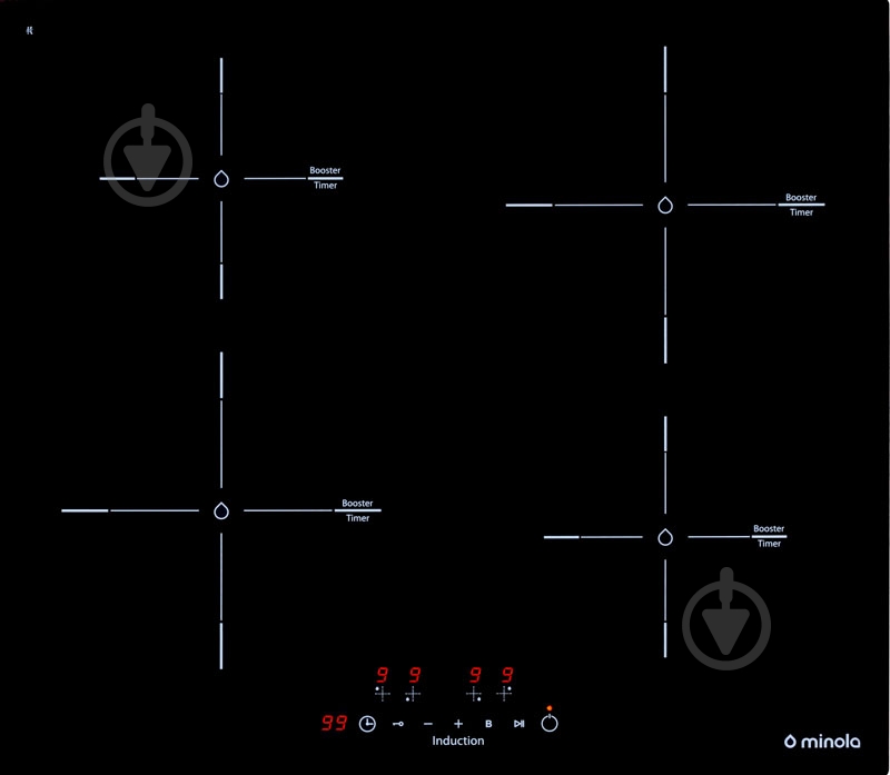 Варильна поверхня індукційна Minola MI 6044 GBL - фото 1 Варильна поверхня індукційна Minola MI 6044 GBL - фото 1