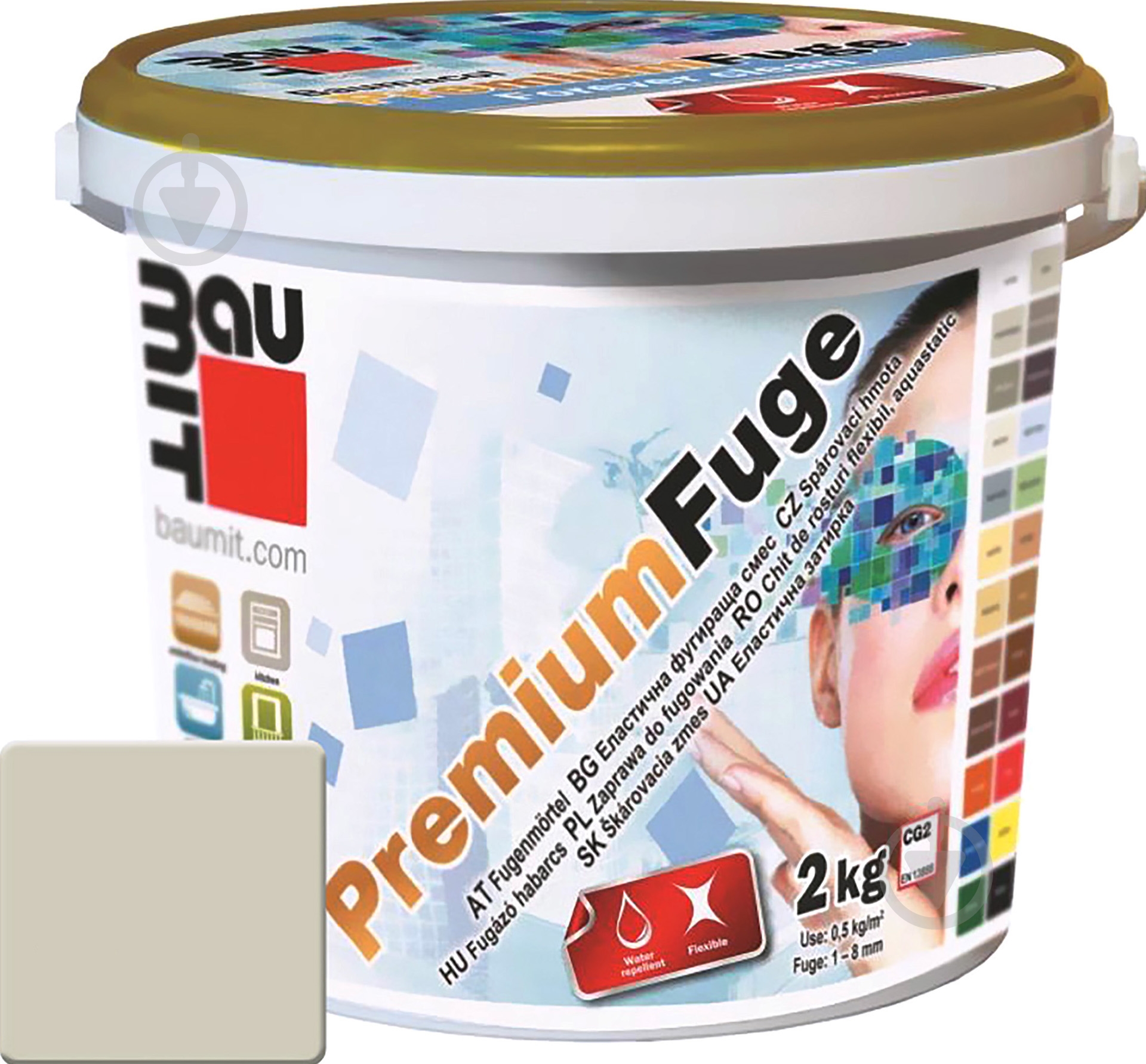 Фуга Baumit PremiumFuge 2 кг манхетен - фото 1