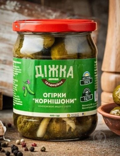 Огурцы Корнишоны 480 г - фото 2 Огурцы Корнишоны 480 г - фото 2