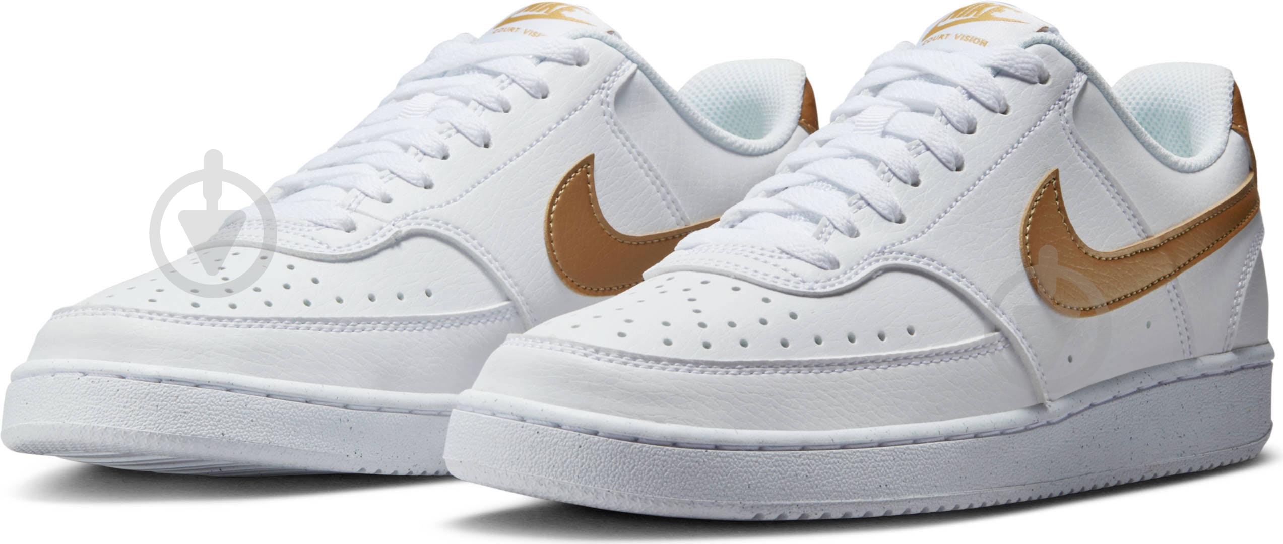 Кроссовки женские демисезонные Nike Court Vision Low Next Nature DH3158-105 р.39 белые - фото 5