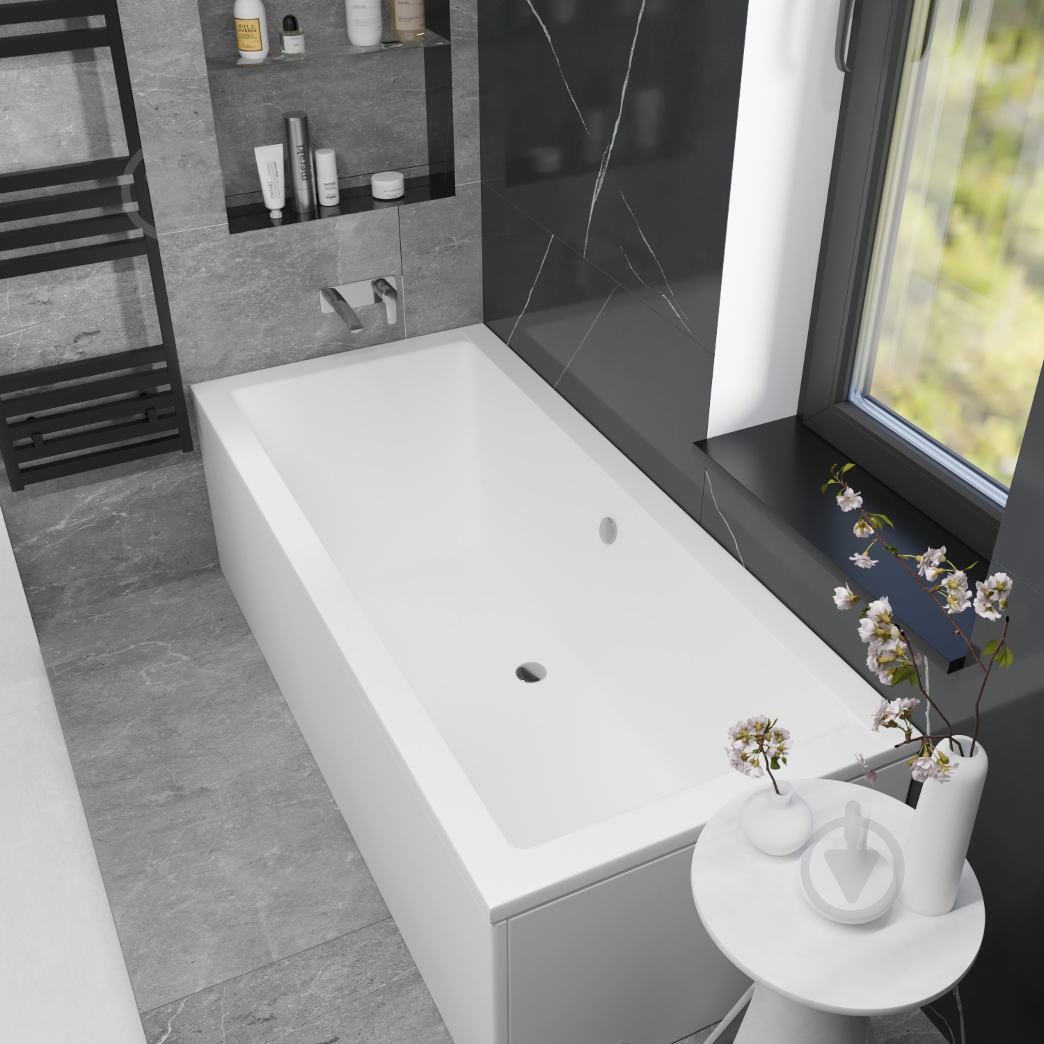 Ванна акриловая Helmken Alvaro HMY7224G1137 170х75 см - фото 4 Ванна акриловая Helmken Alvaro HMY7224G1137 170х75 см - фото 4