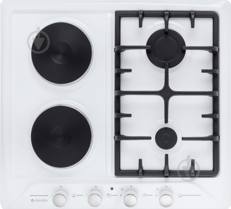 Варочная поверхность комбинированная Minola MKM 62024 WH - фото 1 Варочная поверхность комбинированная Minola MKM 62024 WH - фото 1
