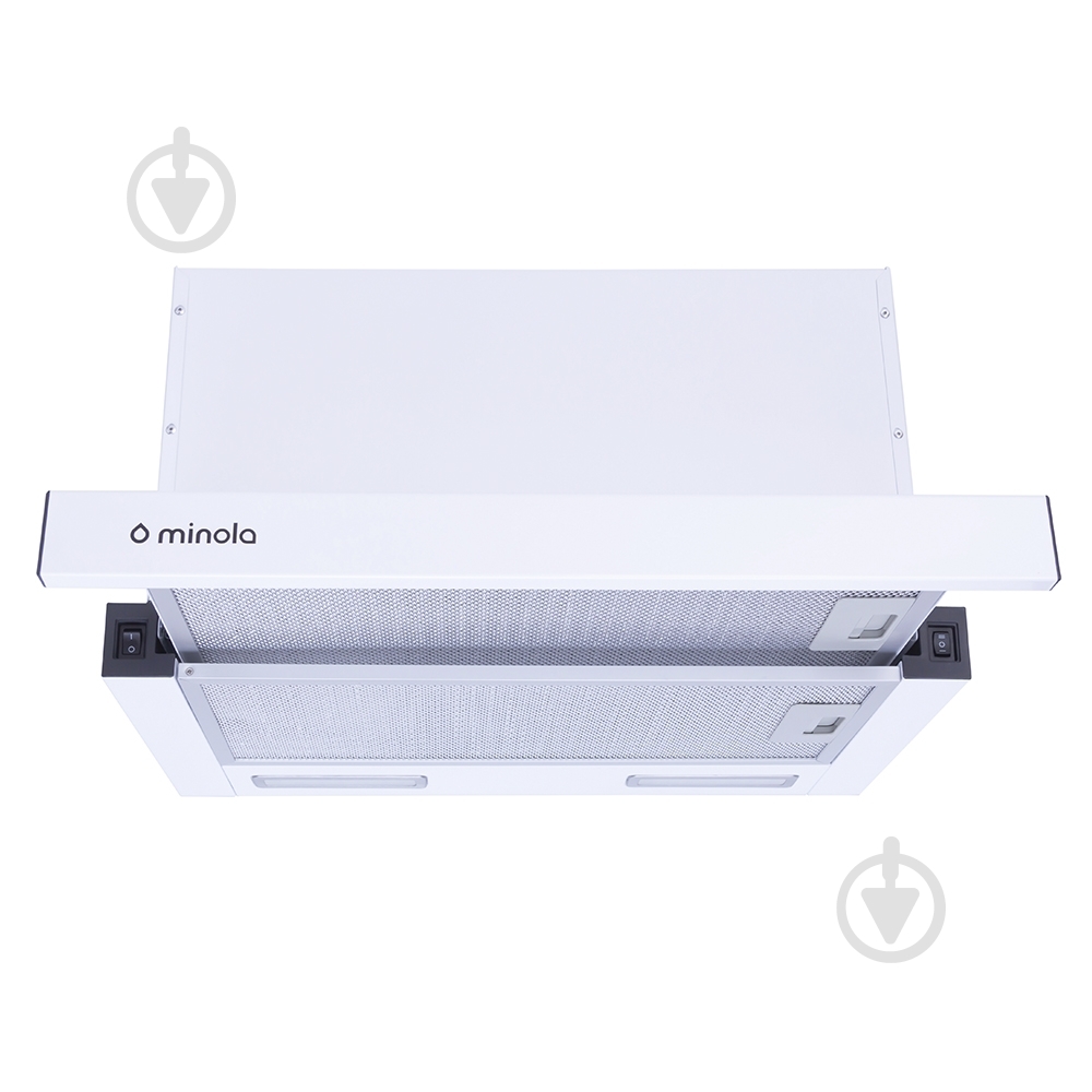 Витяжка Minola HTL 5615 WH 1000 LED телескопічна - фото 1 Витяжка Minola HTL 5615 WH 1000 LED телескопічна - фото 1