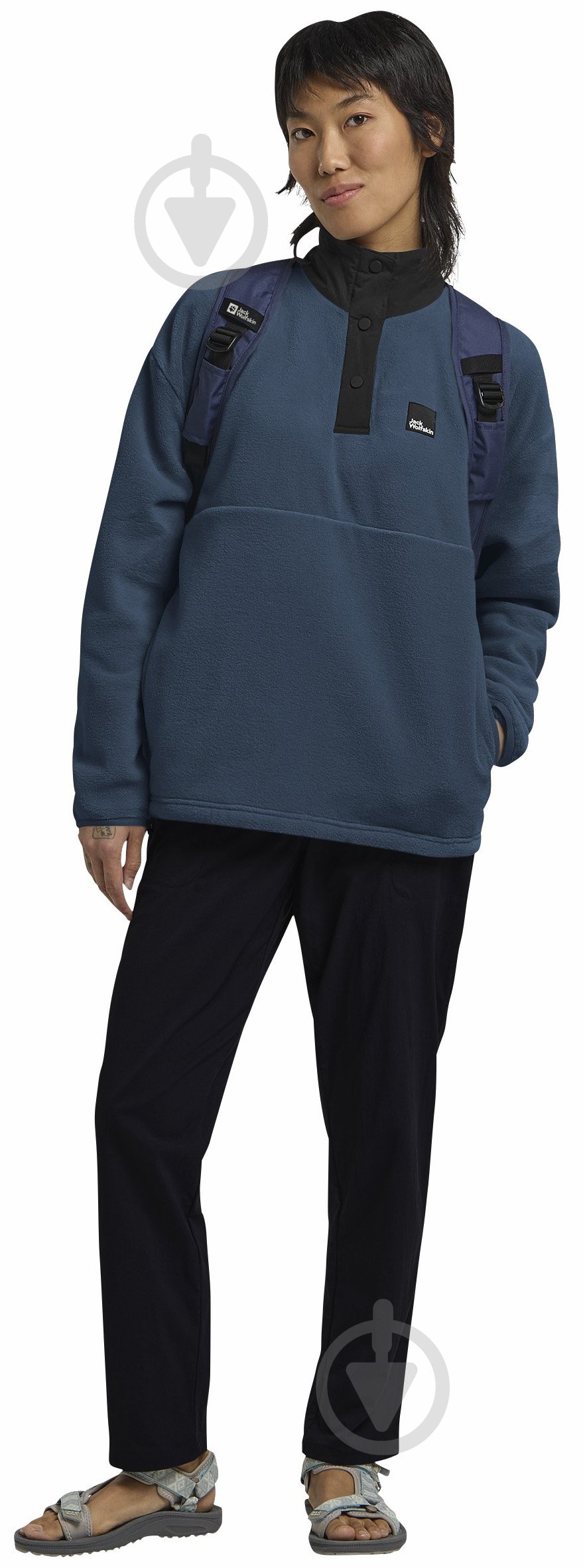 Кофта Jack Wolfskin SUMETRO HZ W A64110_C0539 р.L синий - фото 3