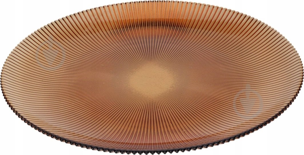 Блюдо Koopman CRIMP AMBER Ø 32 - фото 1