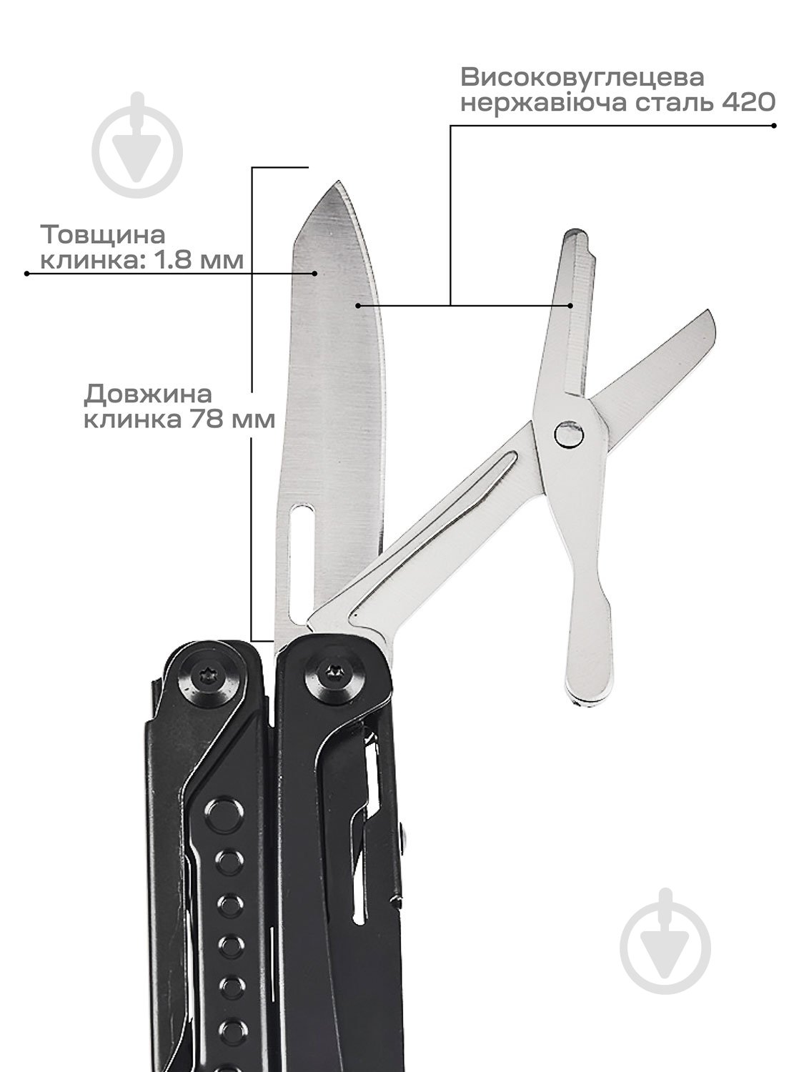 Мультитул ACTIVE Boa (19 інструментів) 63.04.03 - фото 3