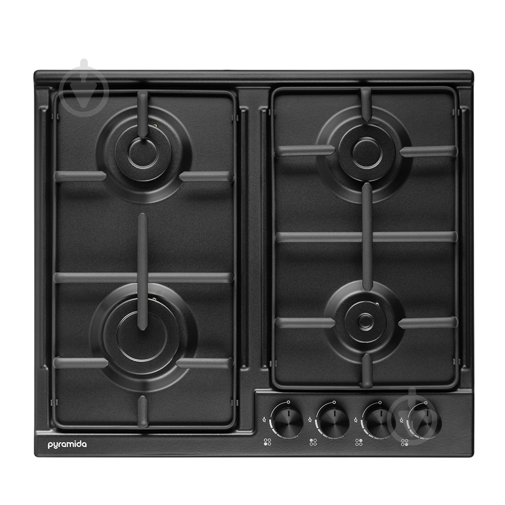Варочная поверхность газовая Pyramida PFE 604 BL B - фото 2 Варочная поверхность газовая Pyramida PFE 604 BL B - фото 2