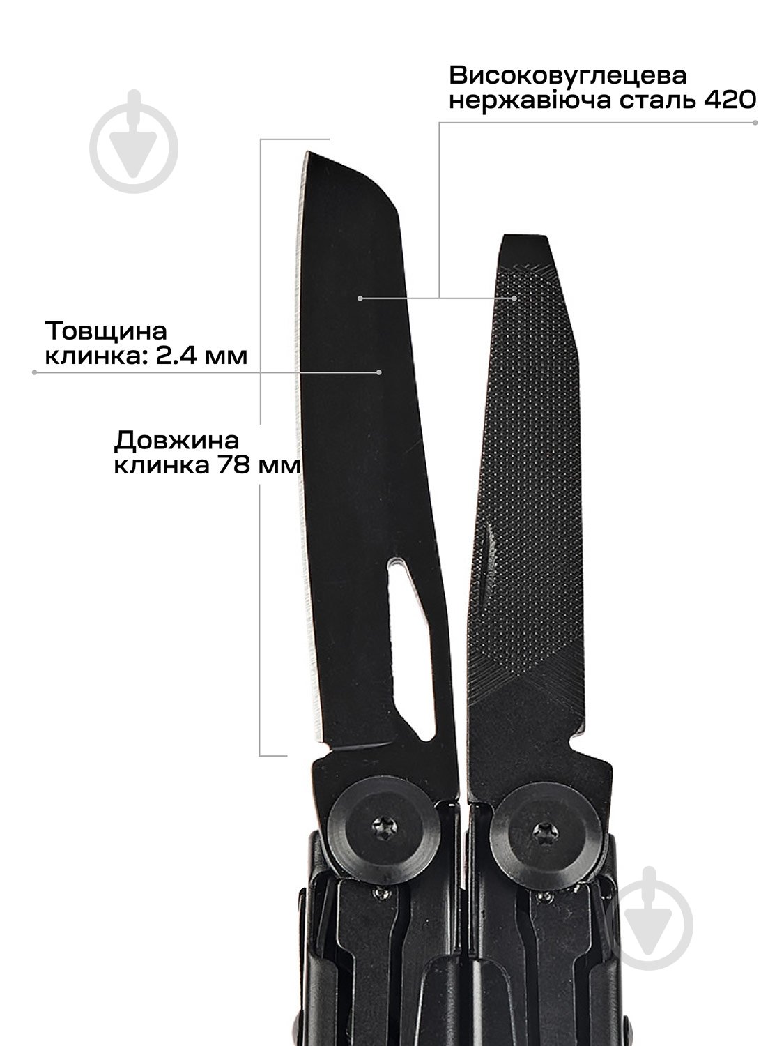 Мультитул ACTIVE Batman (19 инструментов) 63.03.99 - фото 2