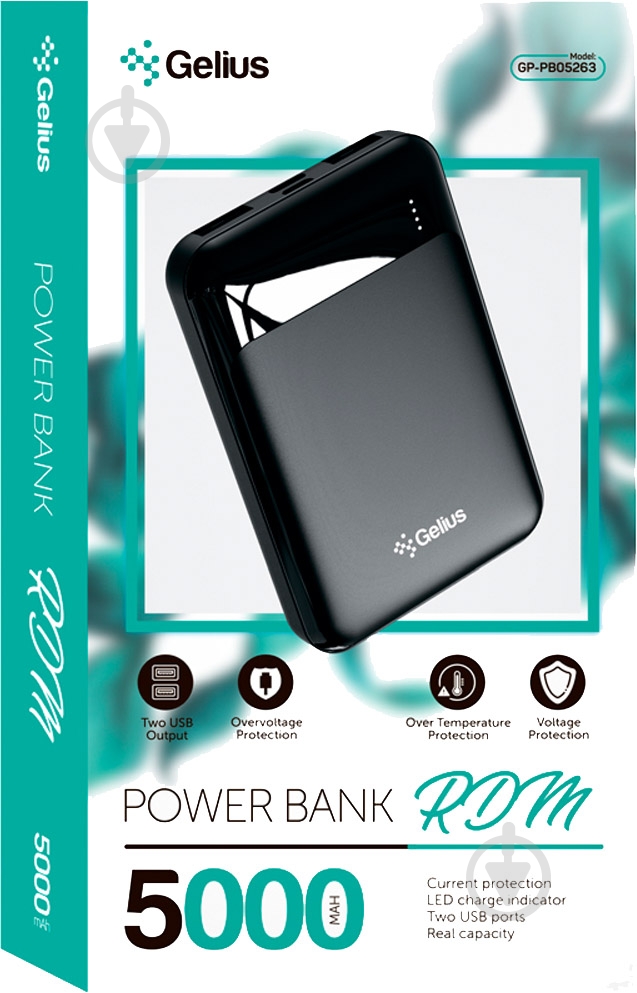 Повербанк Gelius Pro RDM 5000 mAh black - фото 3