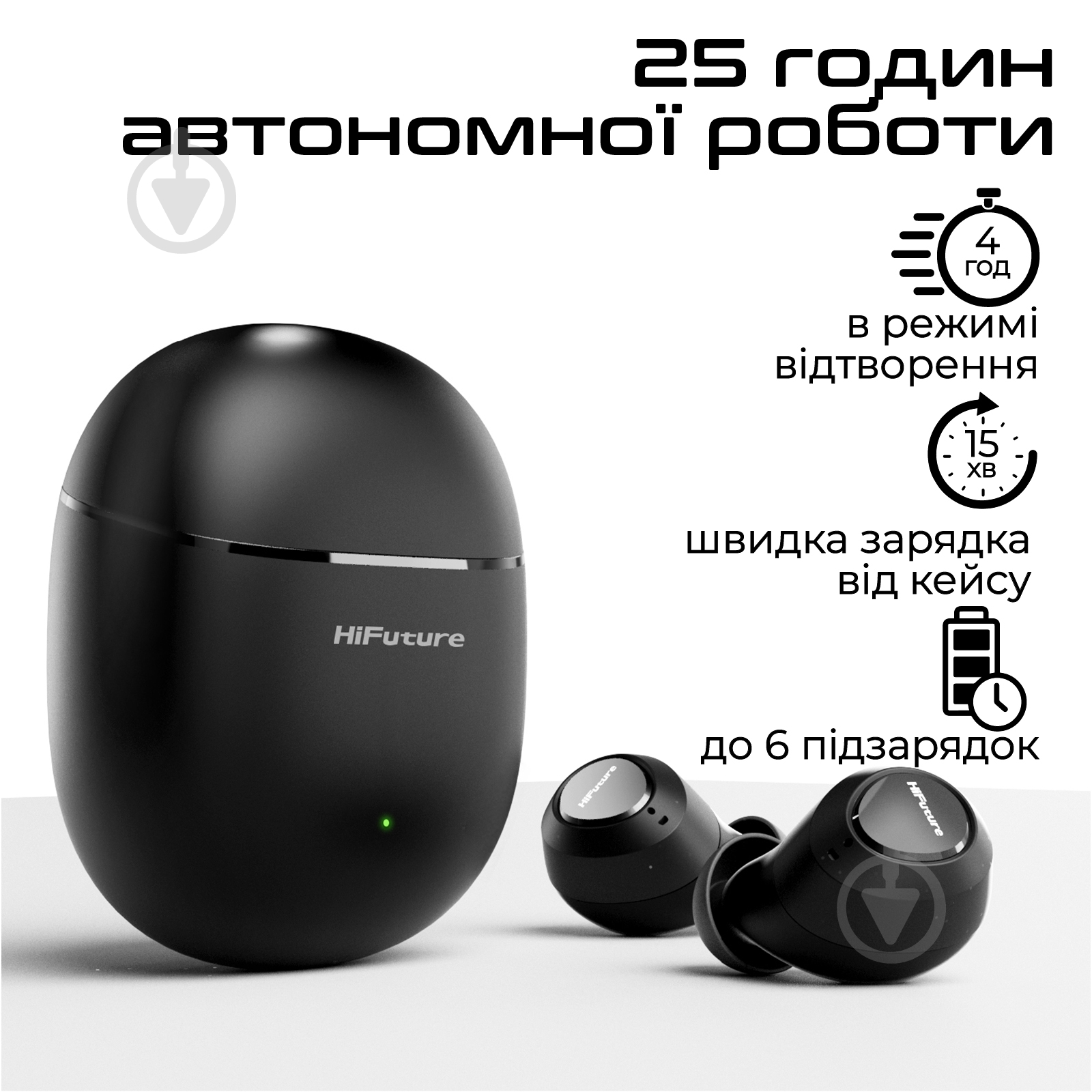 Наушники HiFuture OlymBuds3 white (olymbuds3.white) - фото 5