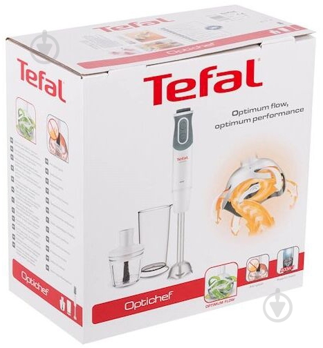 Блендер погружной Tefal OPTICHEF 2IN1 HB641138 белый - фото 9