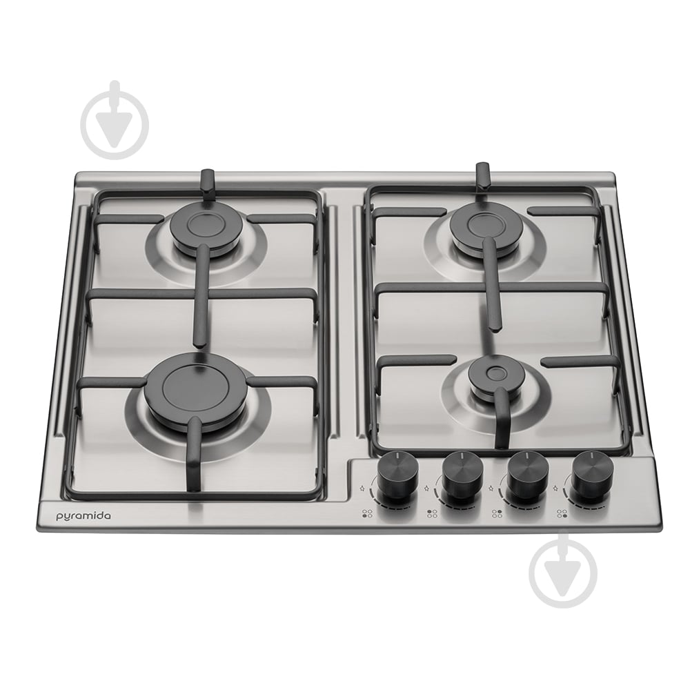 Варочная поверхность газовая Pyramida PFX 604 IX B - фото 2 Варочная поверхность газовая Pyramida PFX 604 IX B - фото 2