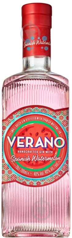 Джин Verano Spanish Watermelon 40% 0,7 л - фото 1 Джин Verano Spanish Watermelon 40% 0,7 л - фото 1