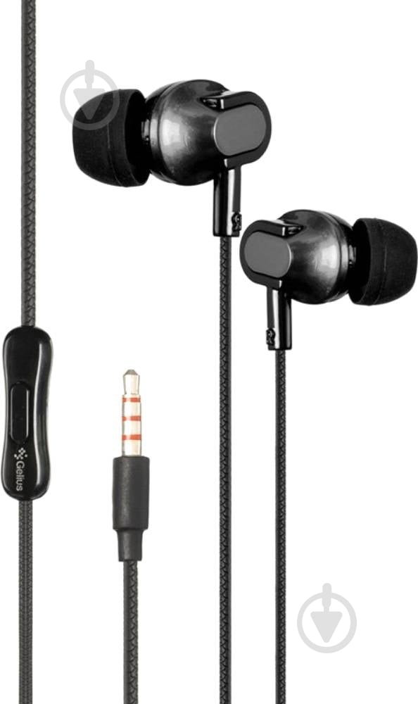 Наушники Gelius Ultra Iron Wave GU-075 black - фото 1