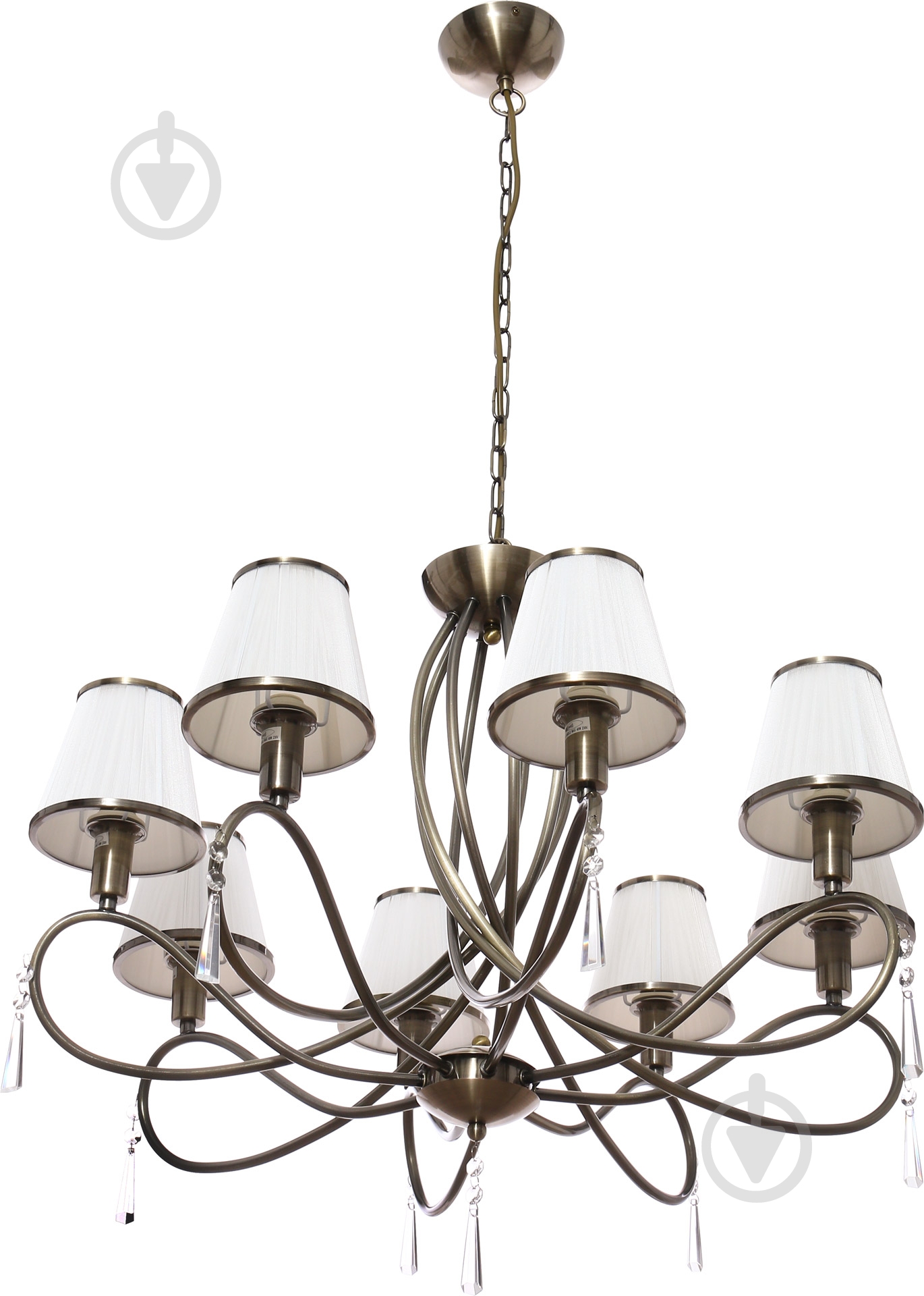 Люстра підвісна Arte Lamp Logico 8xE14 антична бронза A1035LM-8AB - фото 1