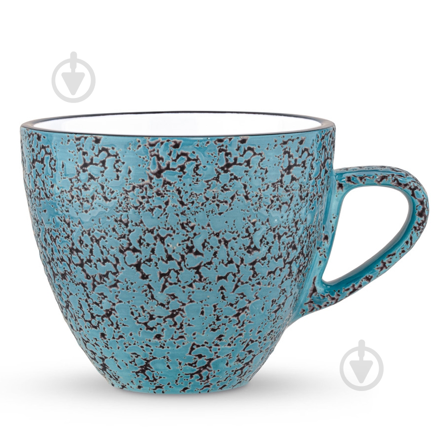 Чашка для кофе Wilmax Splash Blue 110 мл WL-667634/A - фото 1