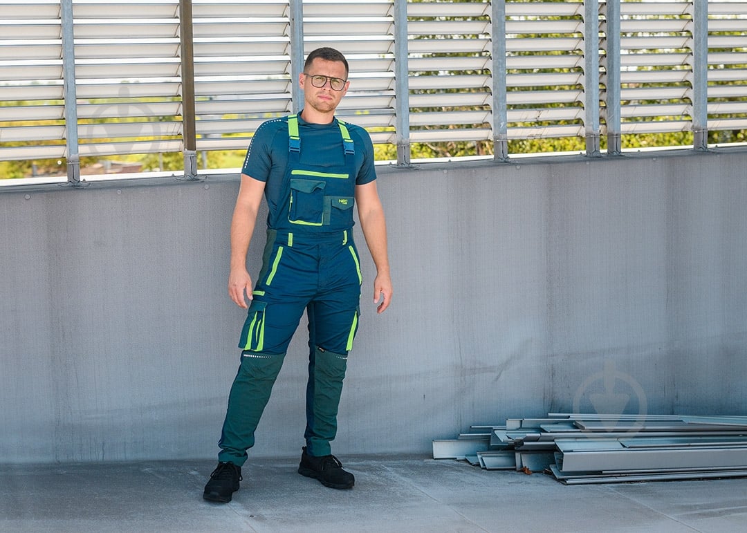Брюки рабочие NEO tools Premium р. M 81-246 синий - фото 5