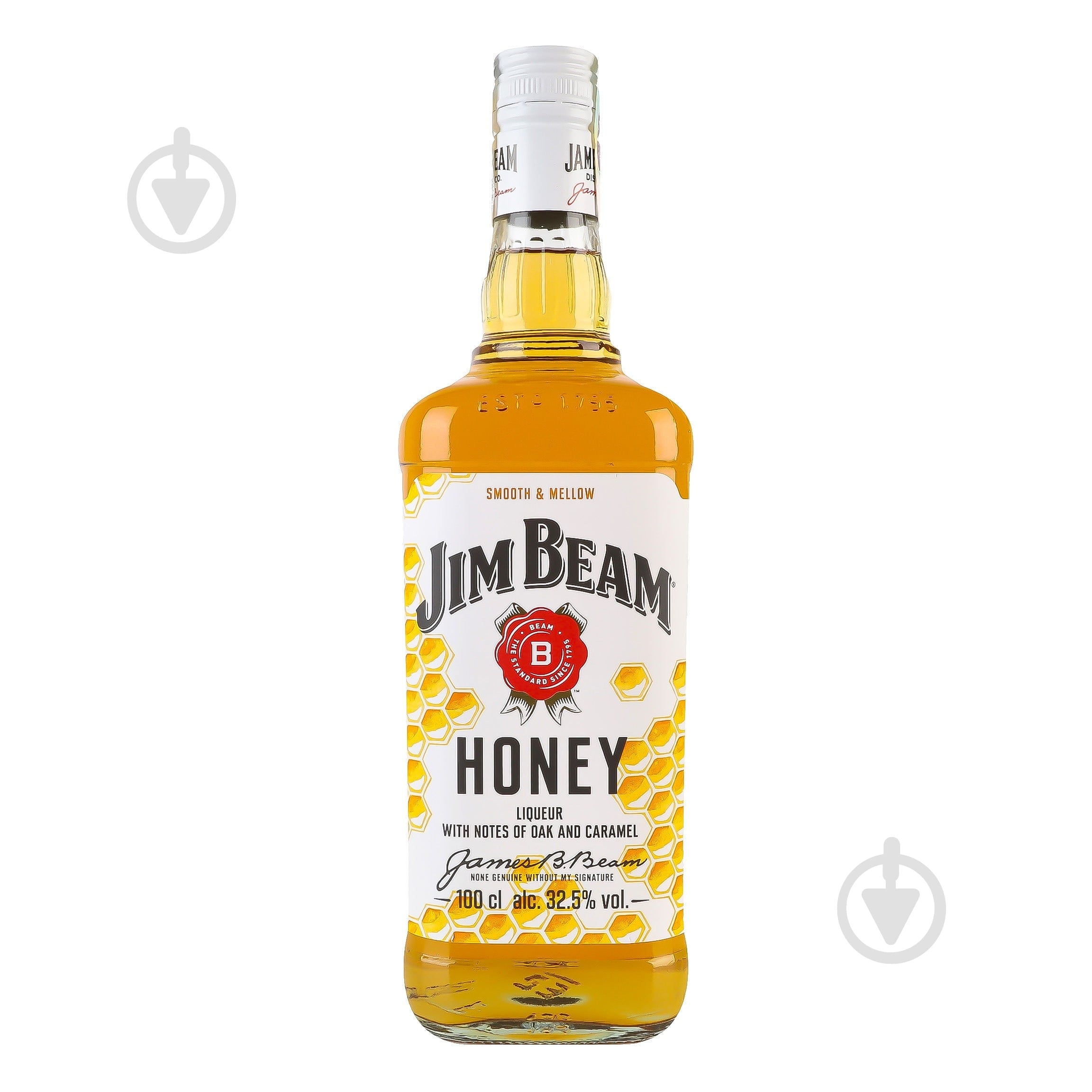 Лікер Jim Beam Honey 4 роки витримки 32,5% (5060045590299) 1 л - фото 1