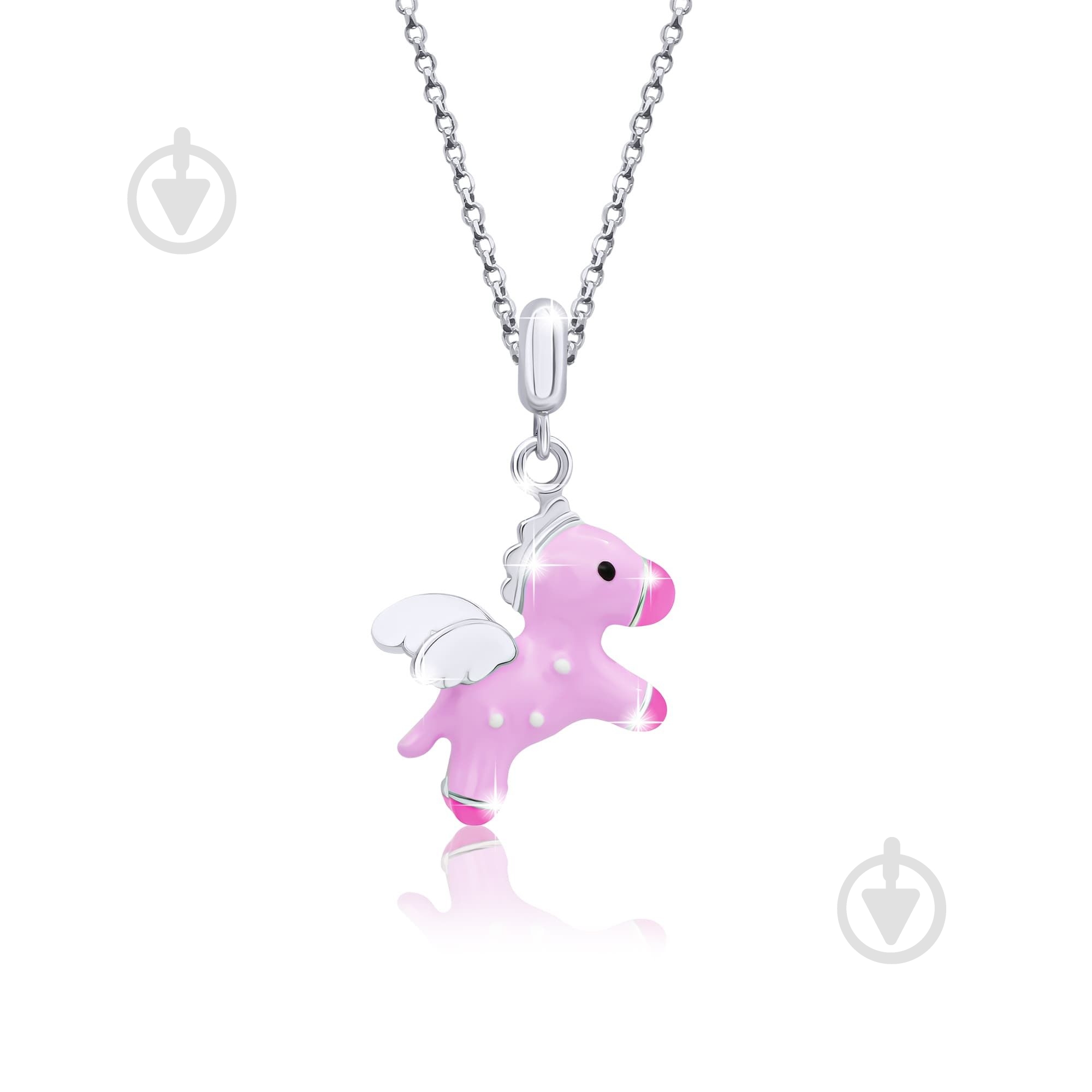 Кулон UMa&UMi Пегас розовый - фото 1 Кулон UMa&UMi Пегас розовый - фото 1