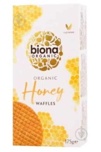 Вафлі медові BIONAORGANIC органічні 175 г - фото 1 Вафлі медові BIONAORGANIC органічні 175 г - фото 1