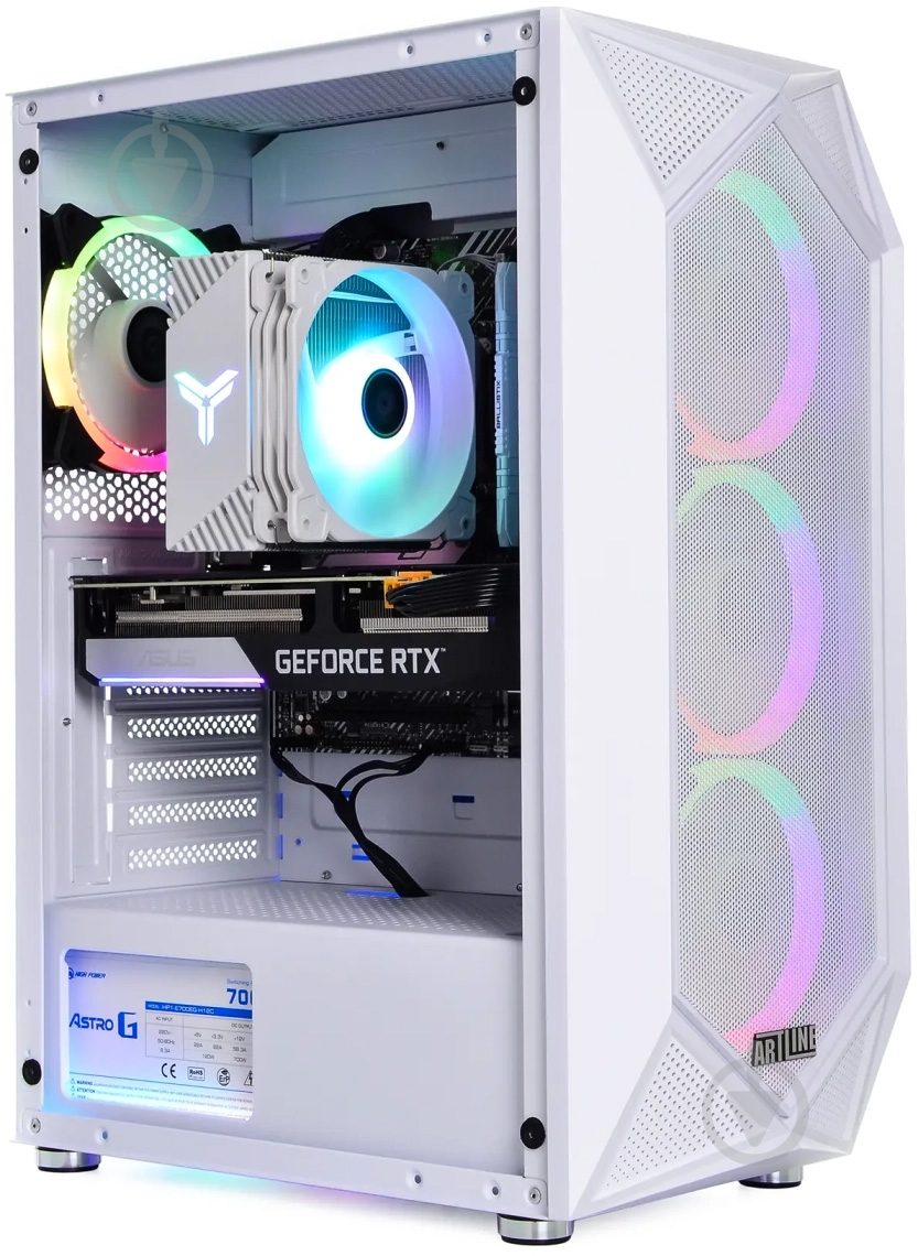 Компьютер Artline Gaming X57WHITE (X57WHITEv52) white - фото 2