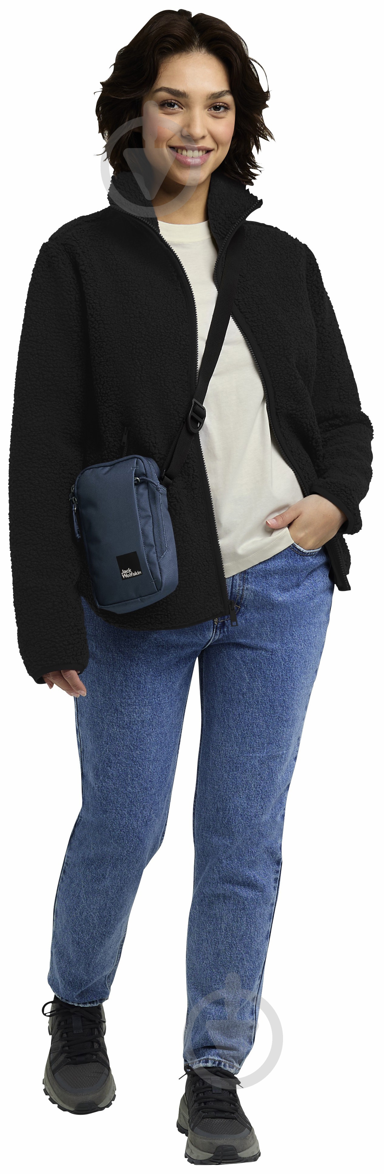 Кофта Jack Wolfskin HIGH CURL JKT W A65073_6000 р.S чорний - фото 3 Кофта Jack Wolfskin HIGH CURL JKT W A65073_6000 р.S чорний - фото 3